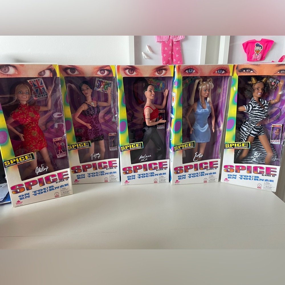 Spice Girls Collectible Dolls Set -1998